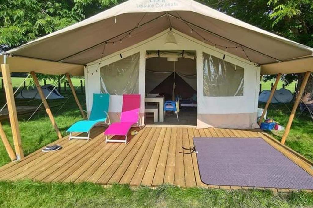 Tente Lodge La Plage Autet Buitenkant foto